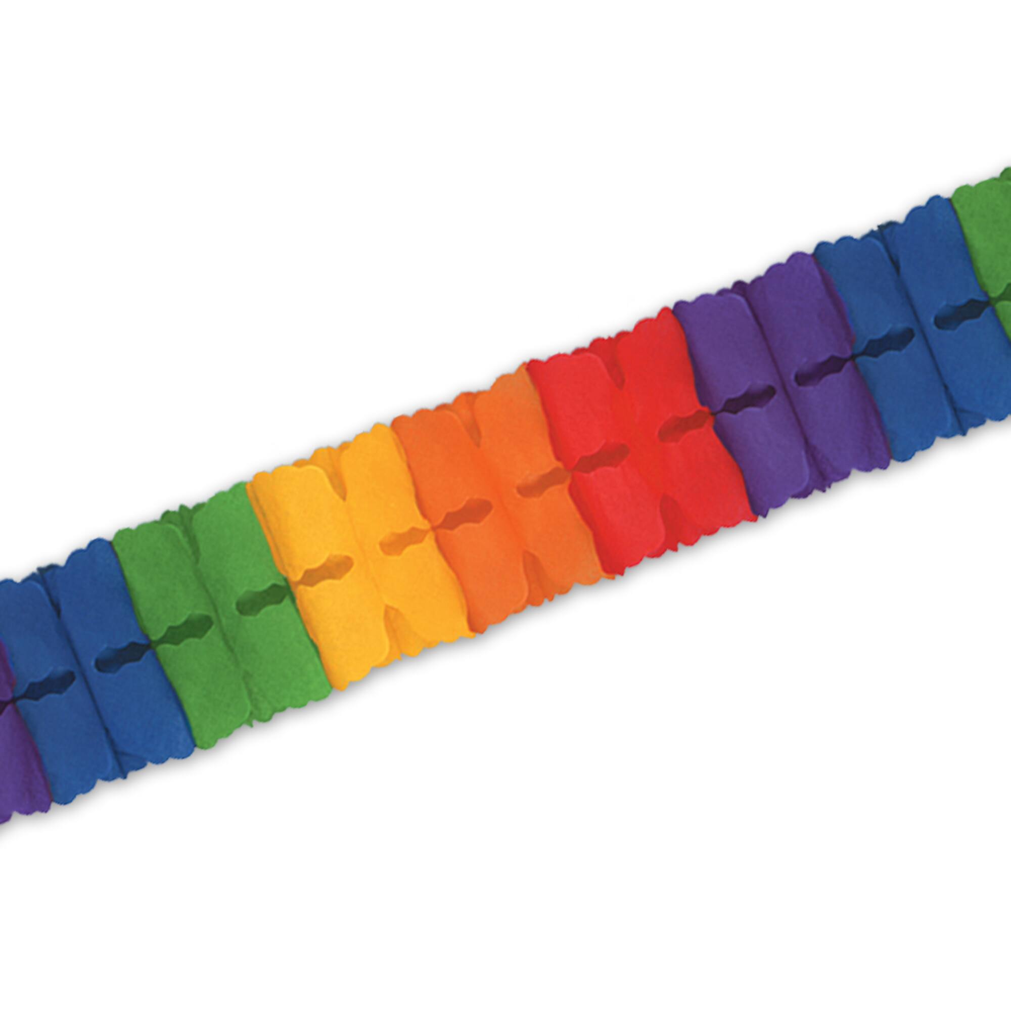 Beistle 12ft. Rainbow Leaf Garlands, 2ct.